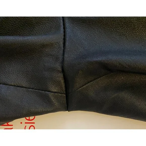 $2990 New Akris 4 Fria Nappa Leather Pants French Lambskin Skinny Slim Trousers